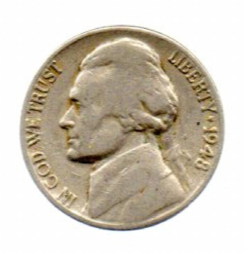 Image for 1948 D Jefferson Nickel