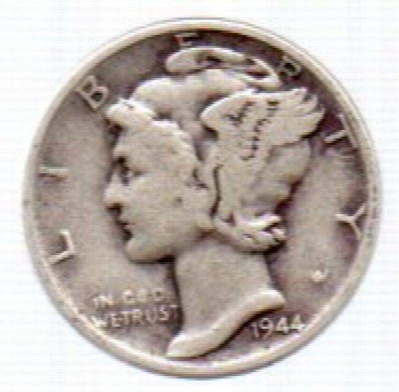 Image for 1944 Mercury Head Dime