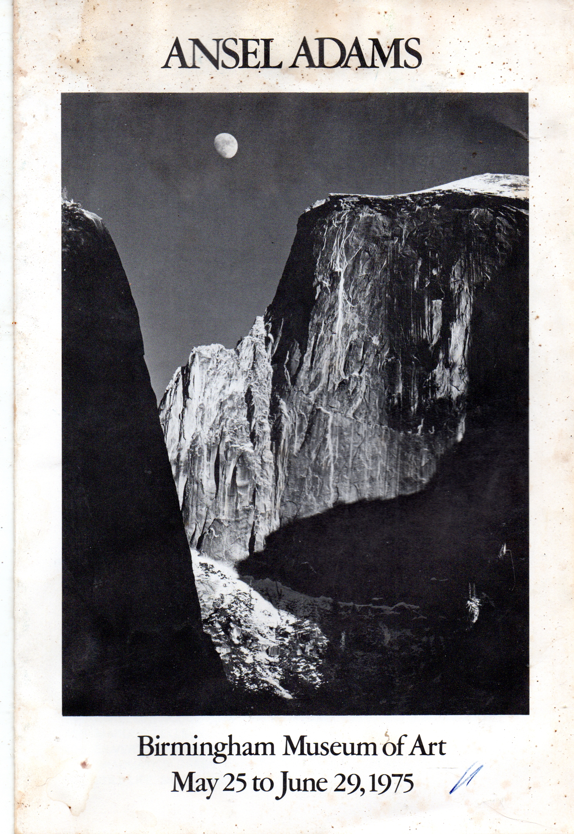 Ansel Adams Photographic Exhibition Program