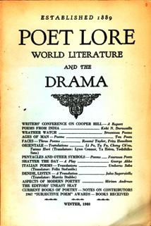 Image for Poet Lore A Quarterly of World Literature -Winter, 1968