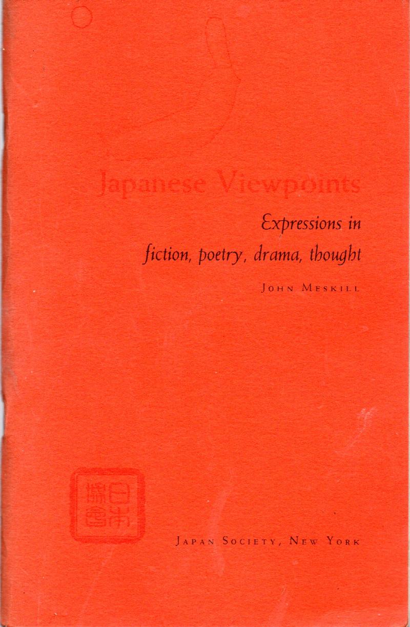 Image for Japanese Viewpoints: Expressions in Fiction, Poetry, Drama, Though