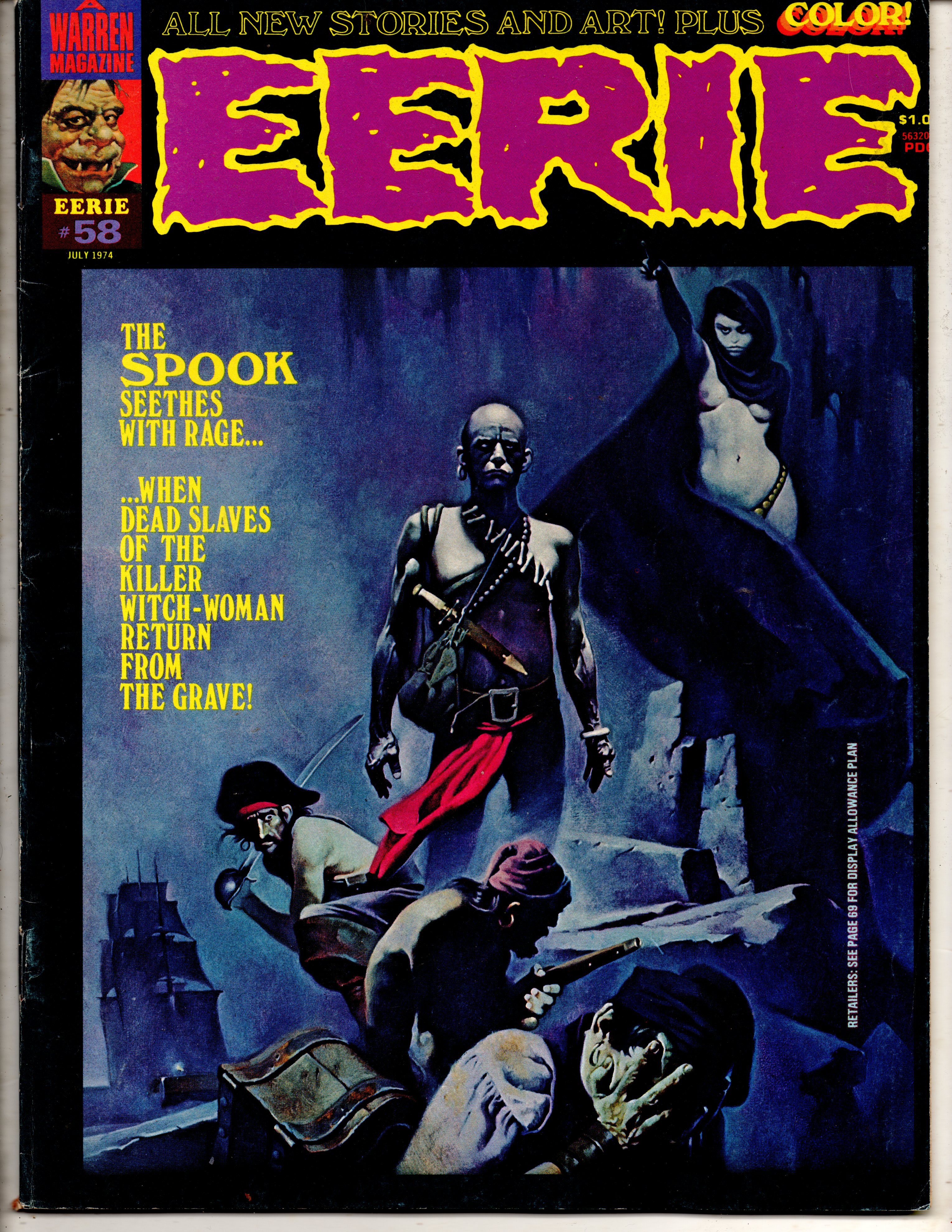EERIE MAGAZINE #58