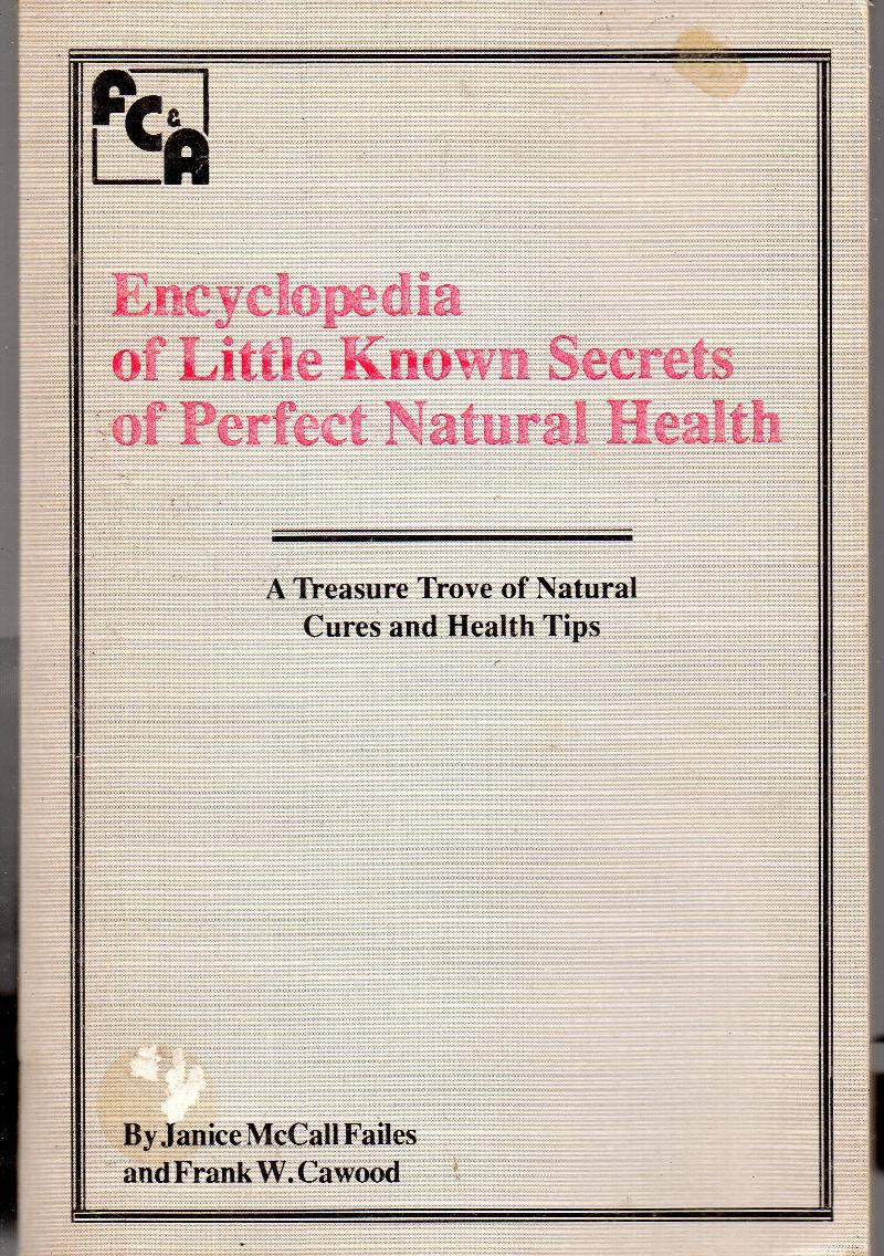 Image for Encyclopedia of Little Known Secrets of Perfect Health