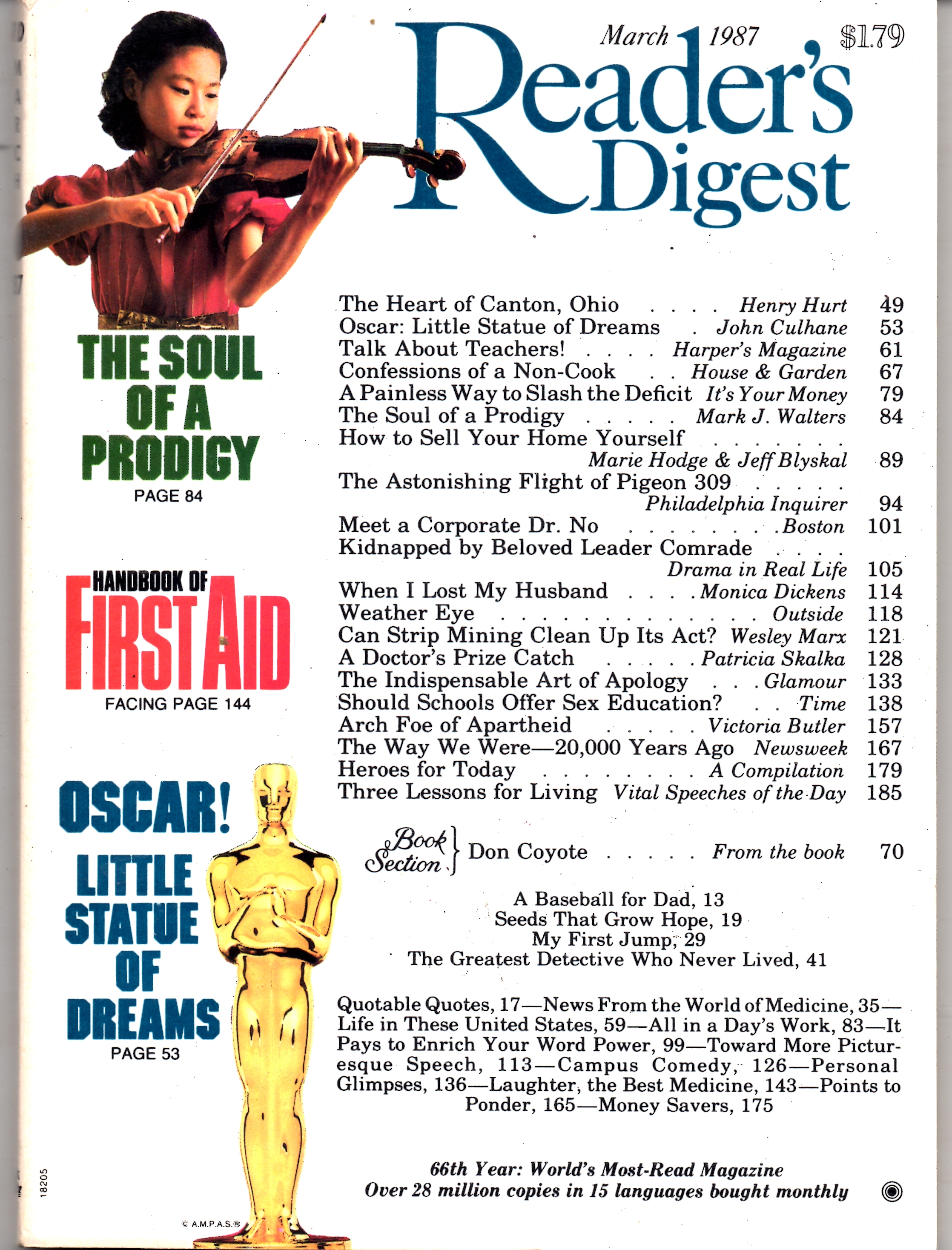 Reader's Digest Magazine March 1987