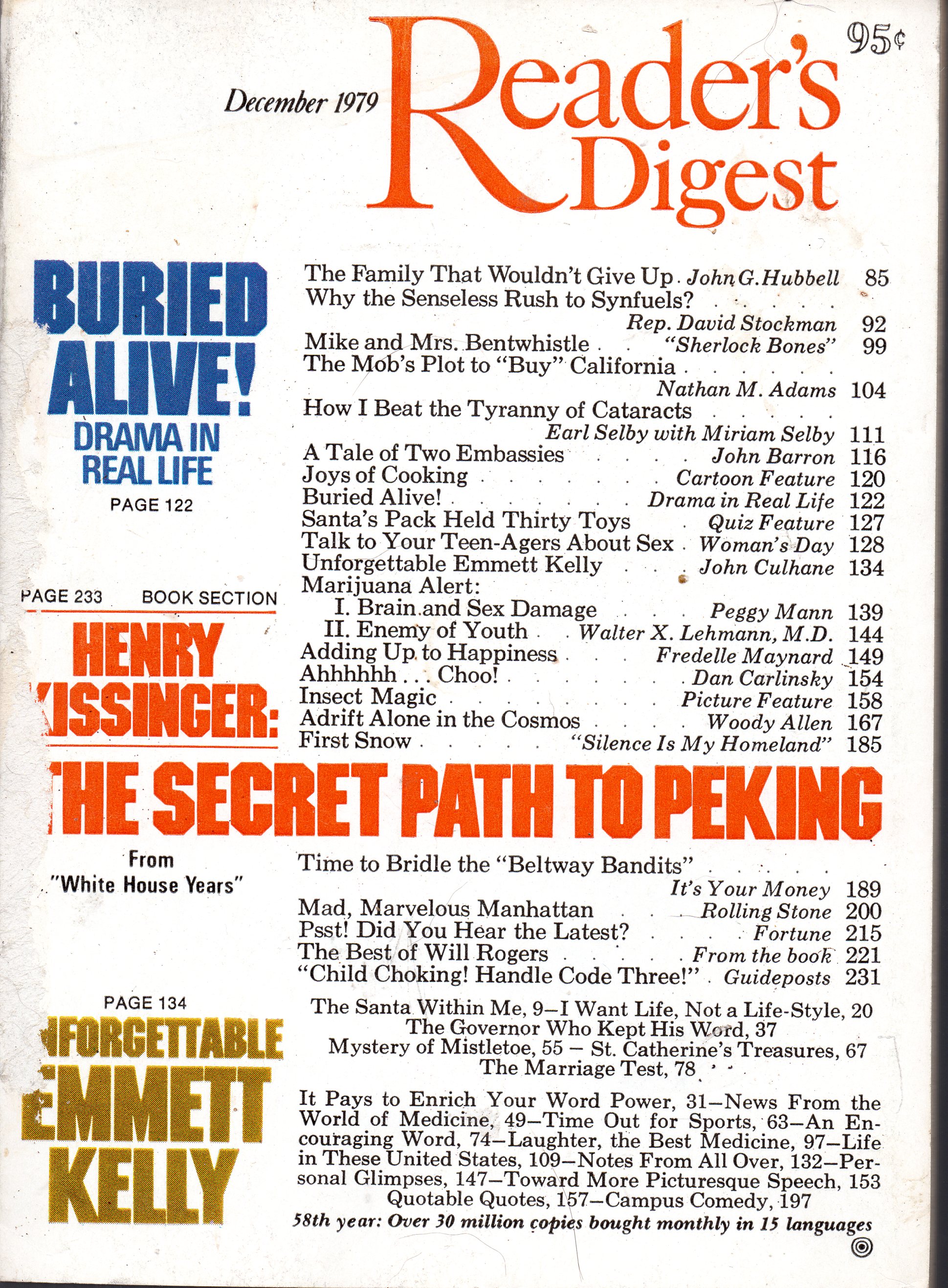 Digets Magazine Reader's Digest Magazine December 1971