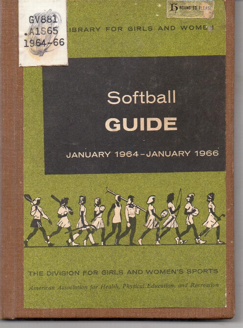 Image for Softball Guide: January 1964-January 1966