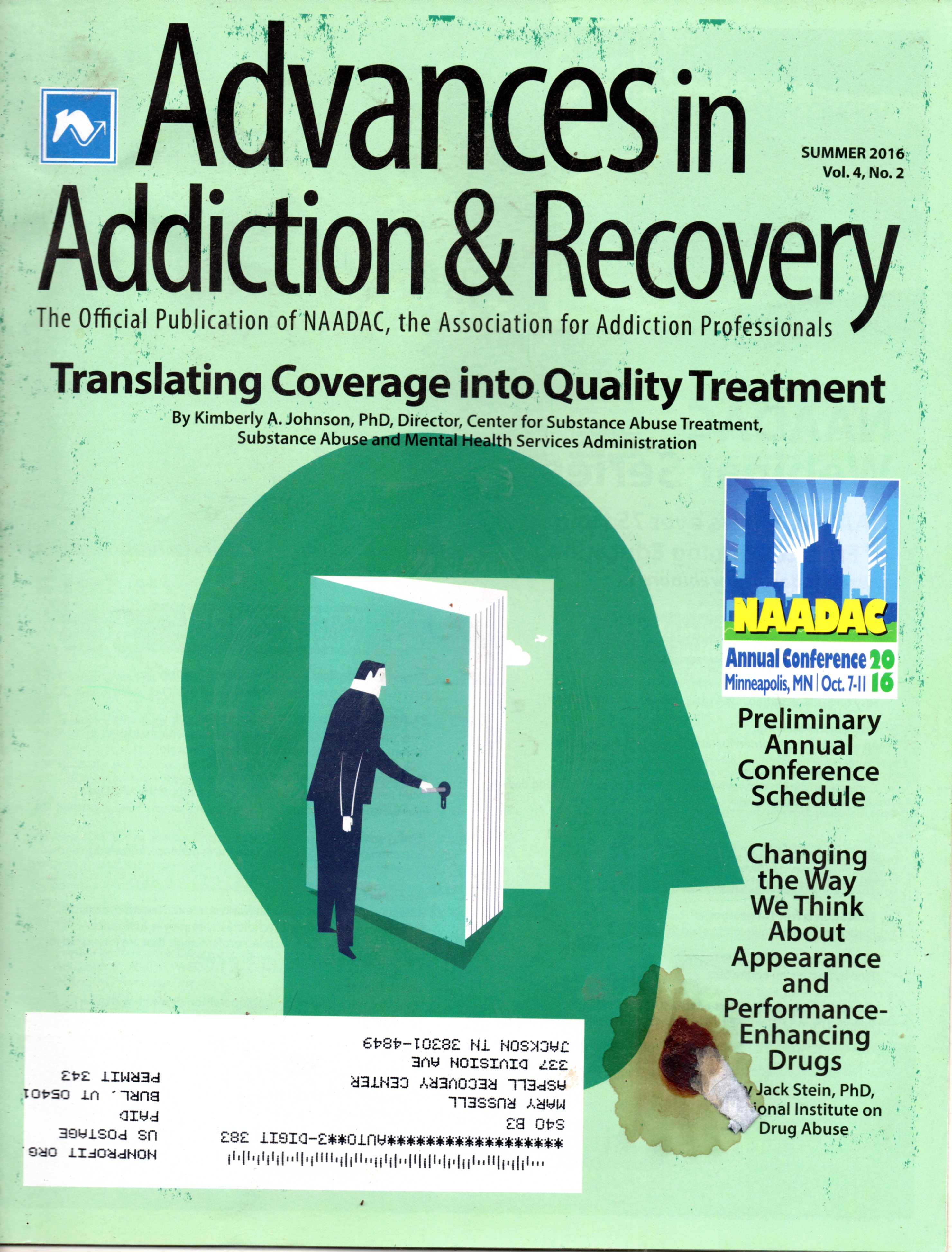 Advances In Addiction & Recovery Magazine - Summer 2016
