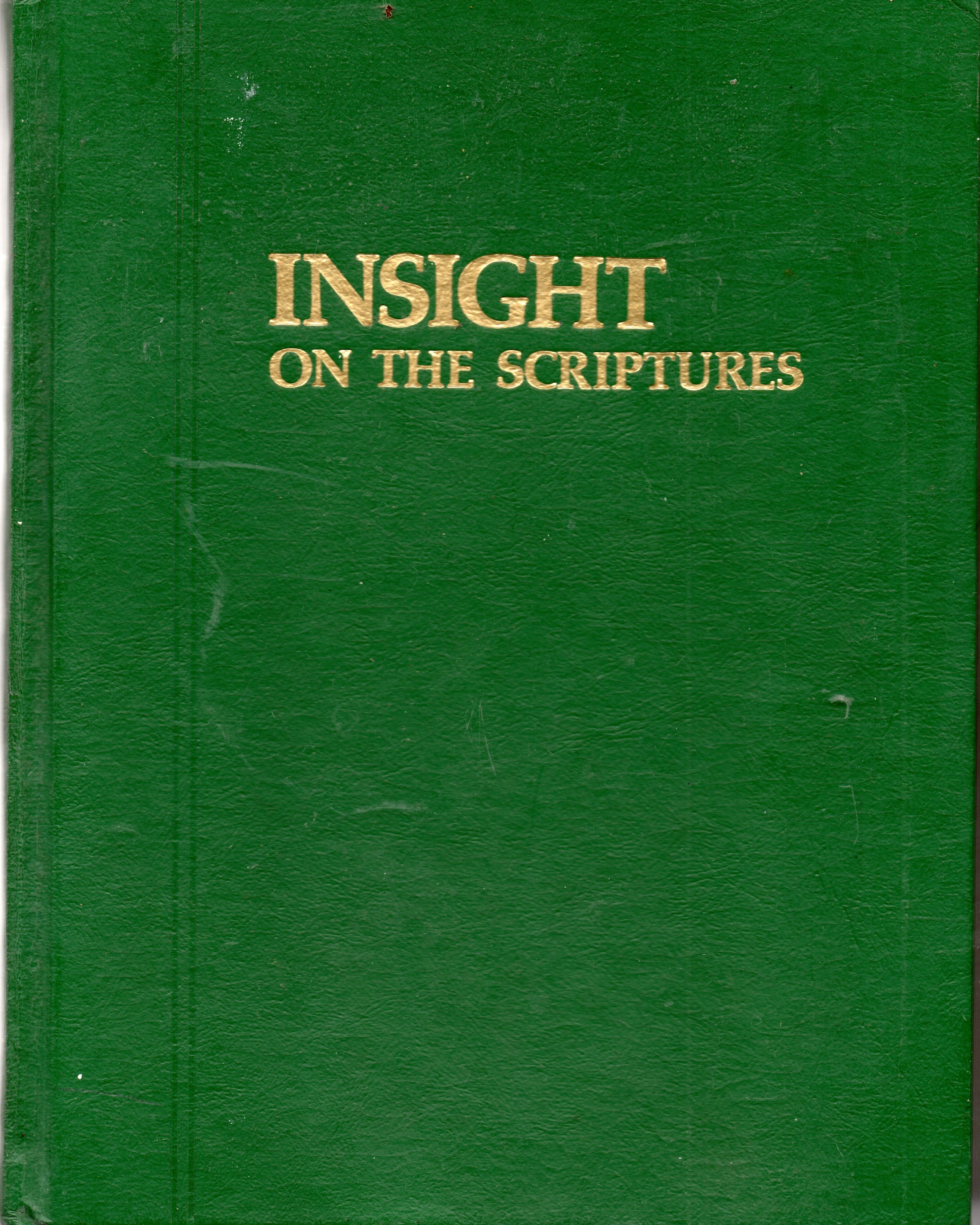 Insight On The Scriptures Volume 2 : Jehovah-Zuzim and Index
