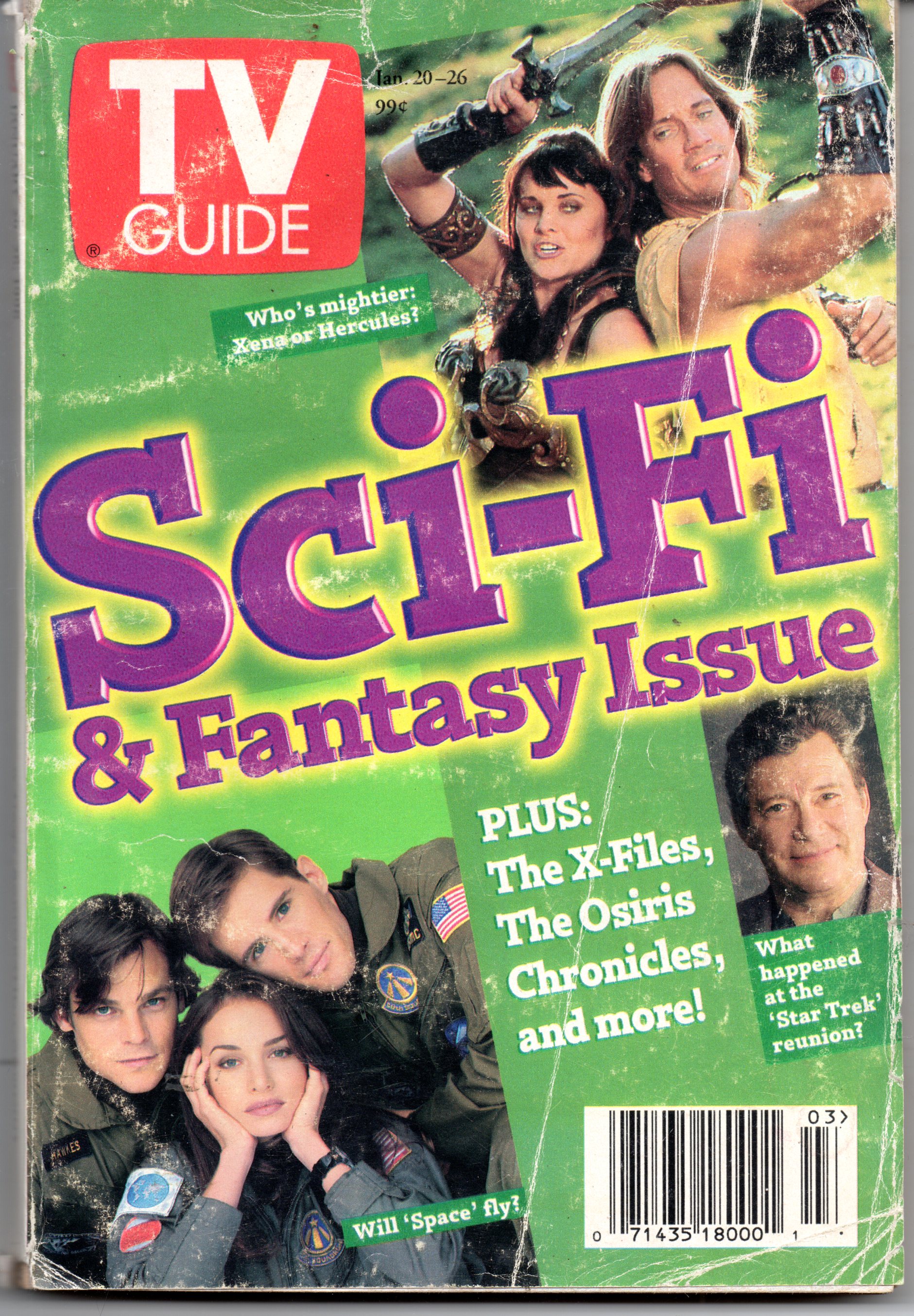 TV GUIDE MAGAZINE - Sci-Fi & Fantasy Issue (Jan 20-25, 1996)