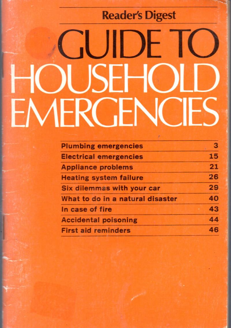 Image for Reader's Digest Guide To Household Emergencies