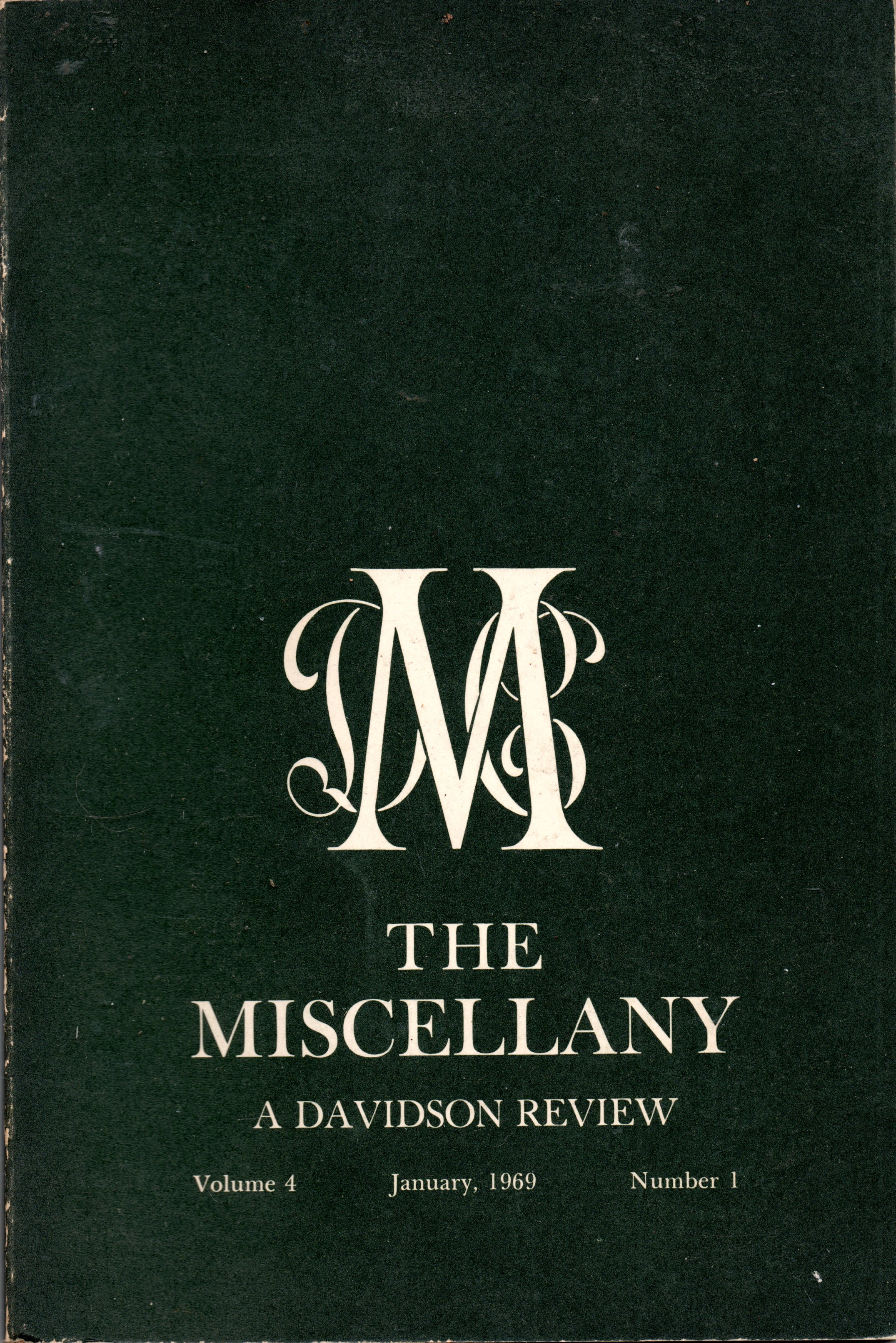 The Miscellany Magazine January 1969