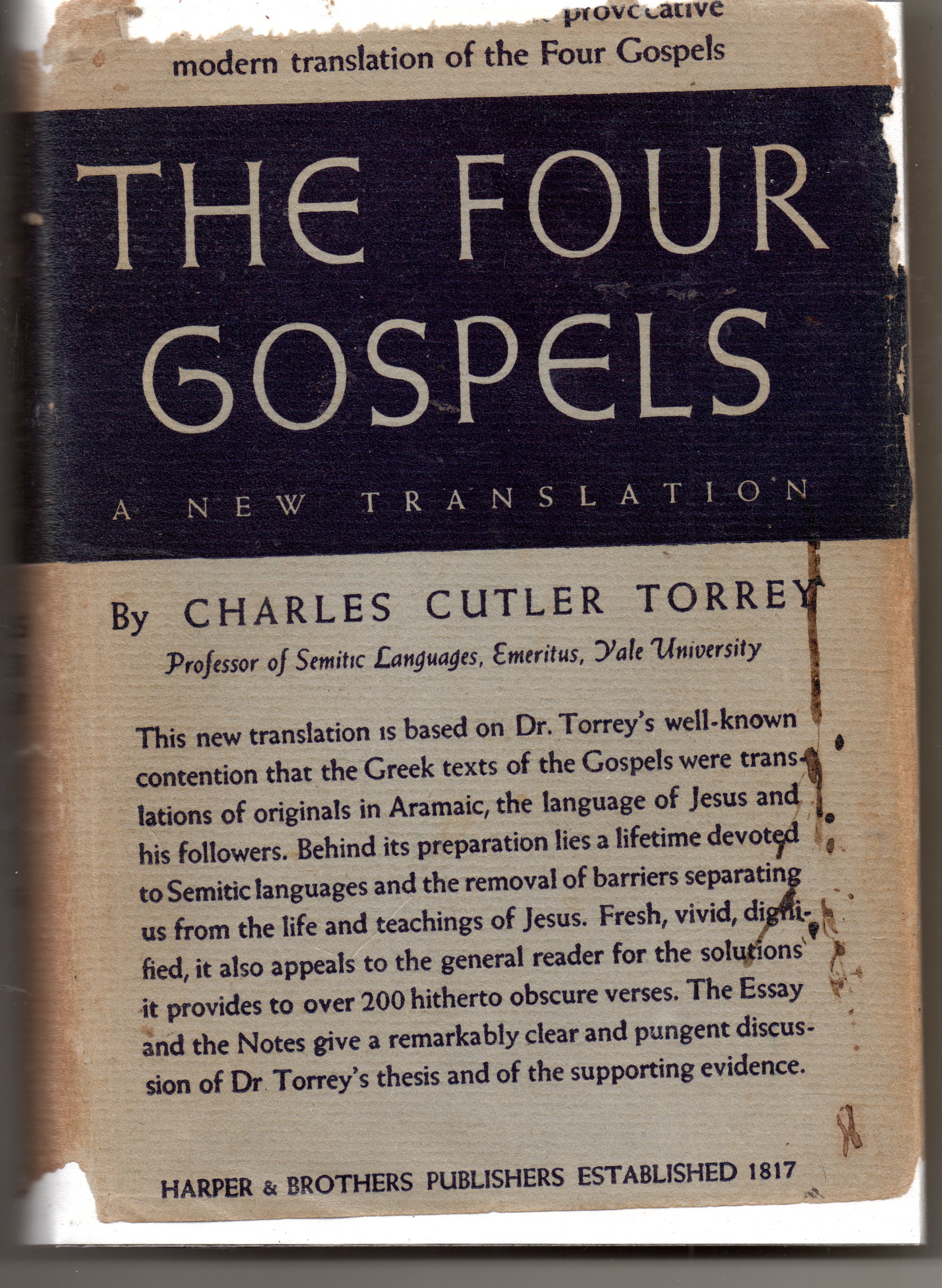 The Four Gospels: A New Translation