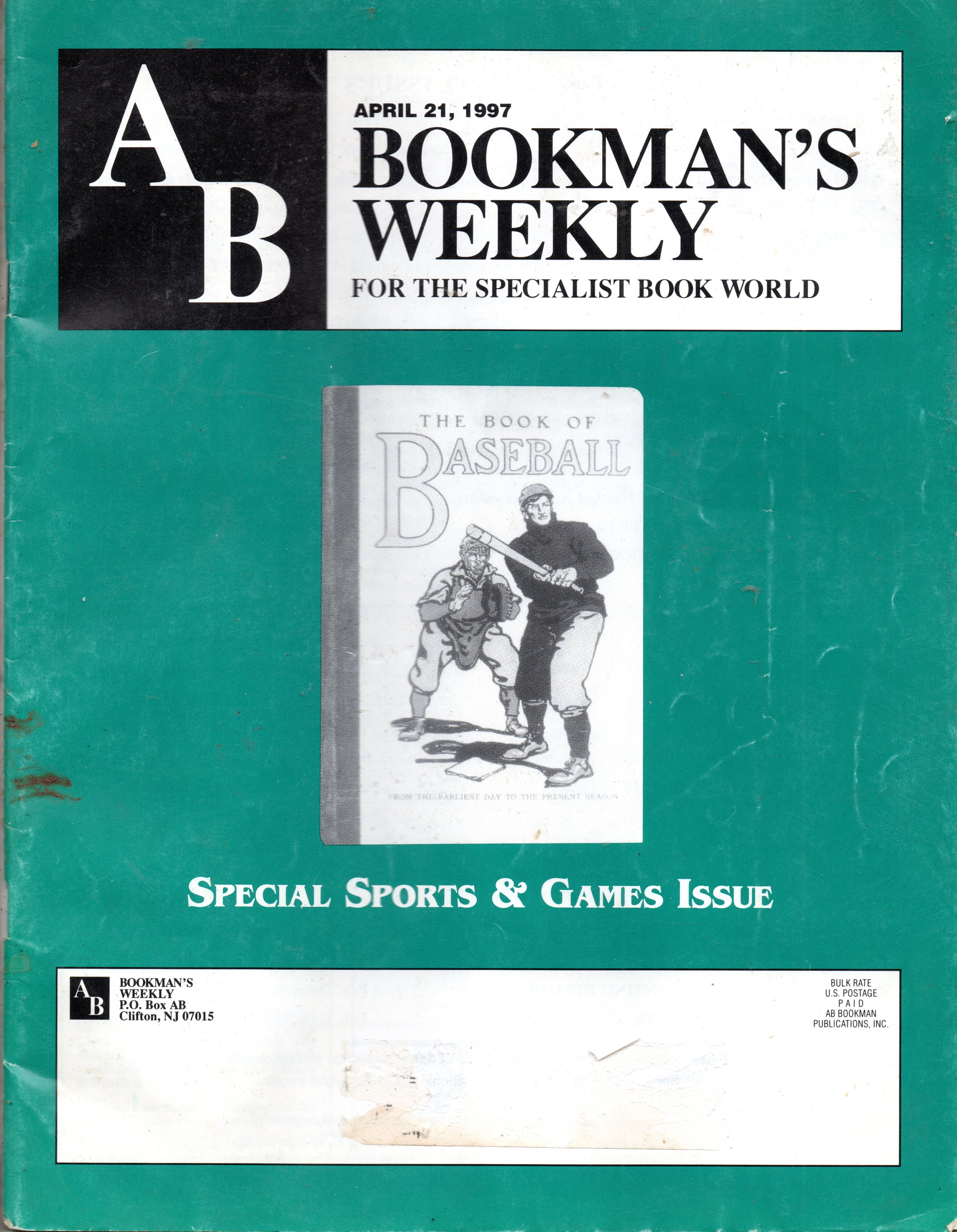 AB Bookman's Weekly April 21, 1997
