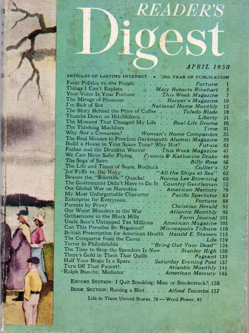 Image for Reader's Digest Magazine April 1950