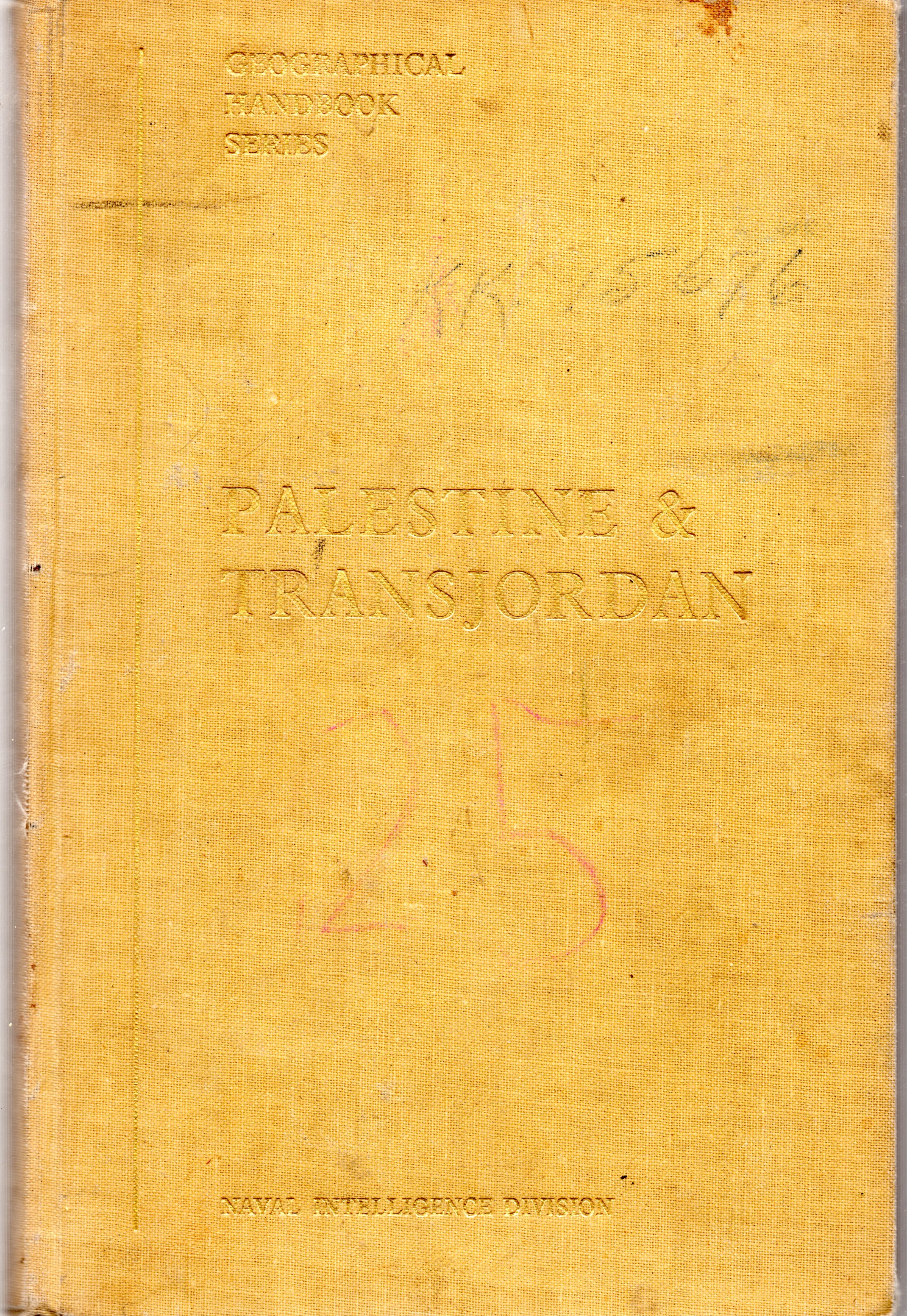Palestine and Transjordan (December 1943 B.R. 514 Geographical Handbook Series)