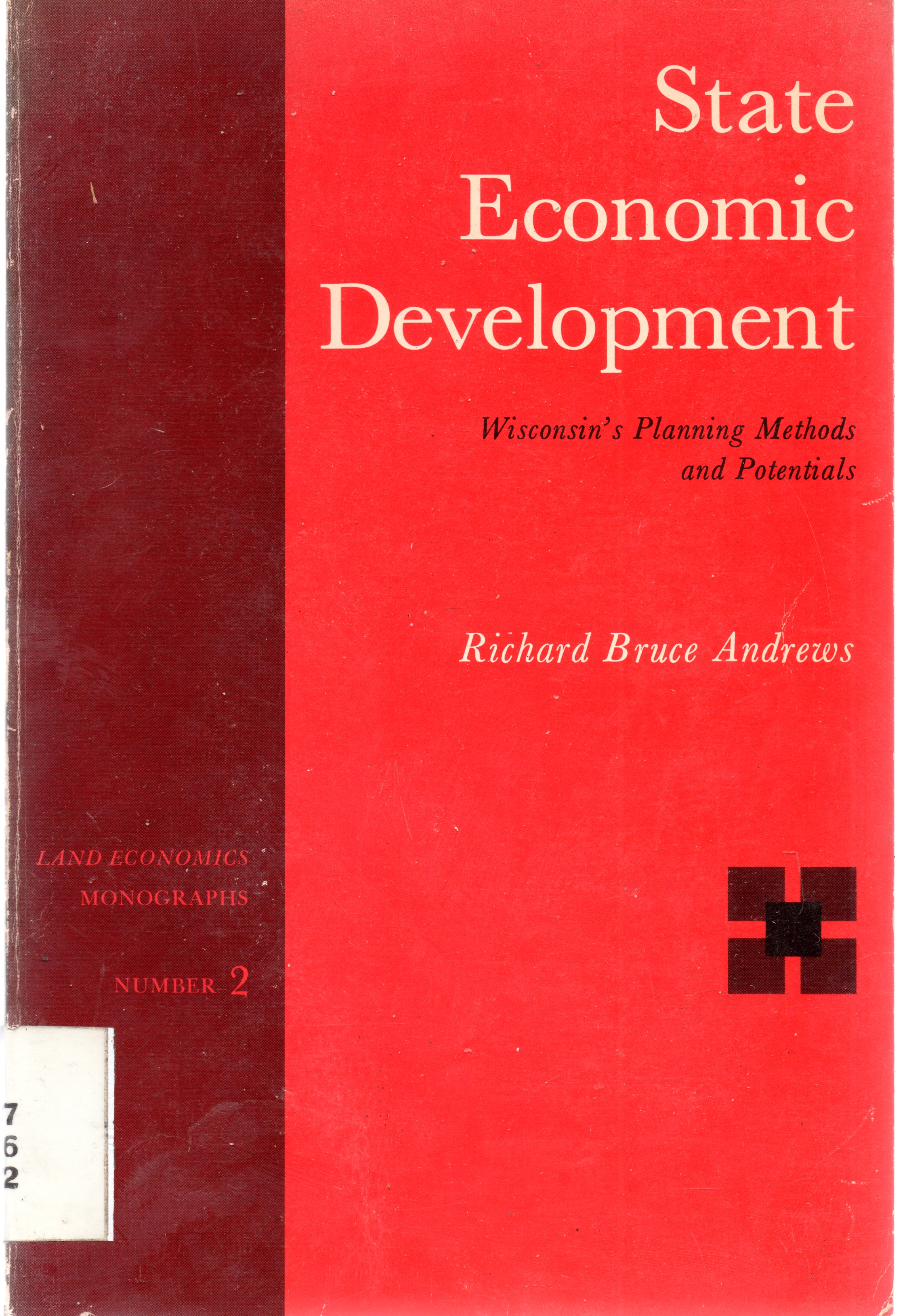 State Economic Development: Wisconsin's Planning Methods and Potentials