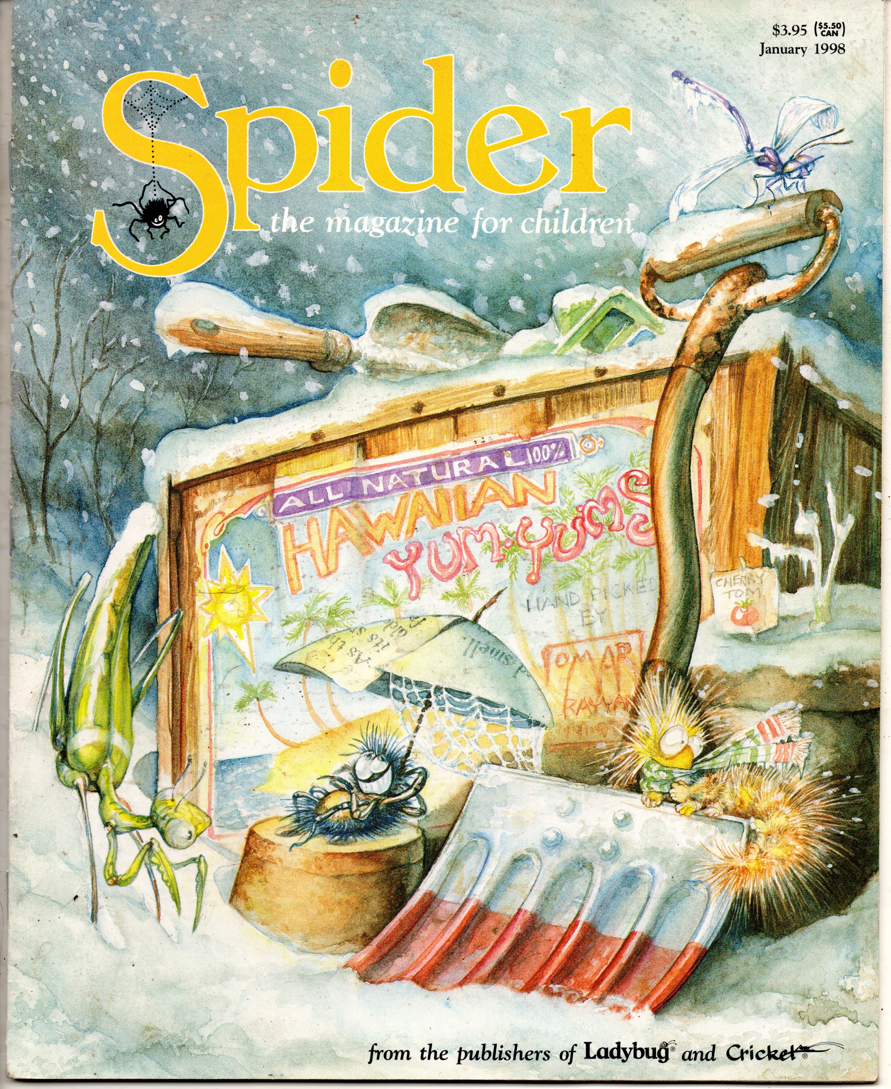 Spider Magazine For Children January 1998