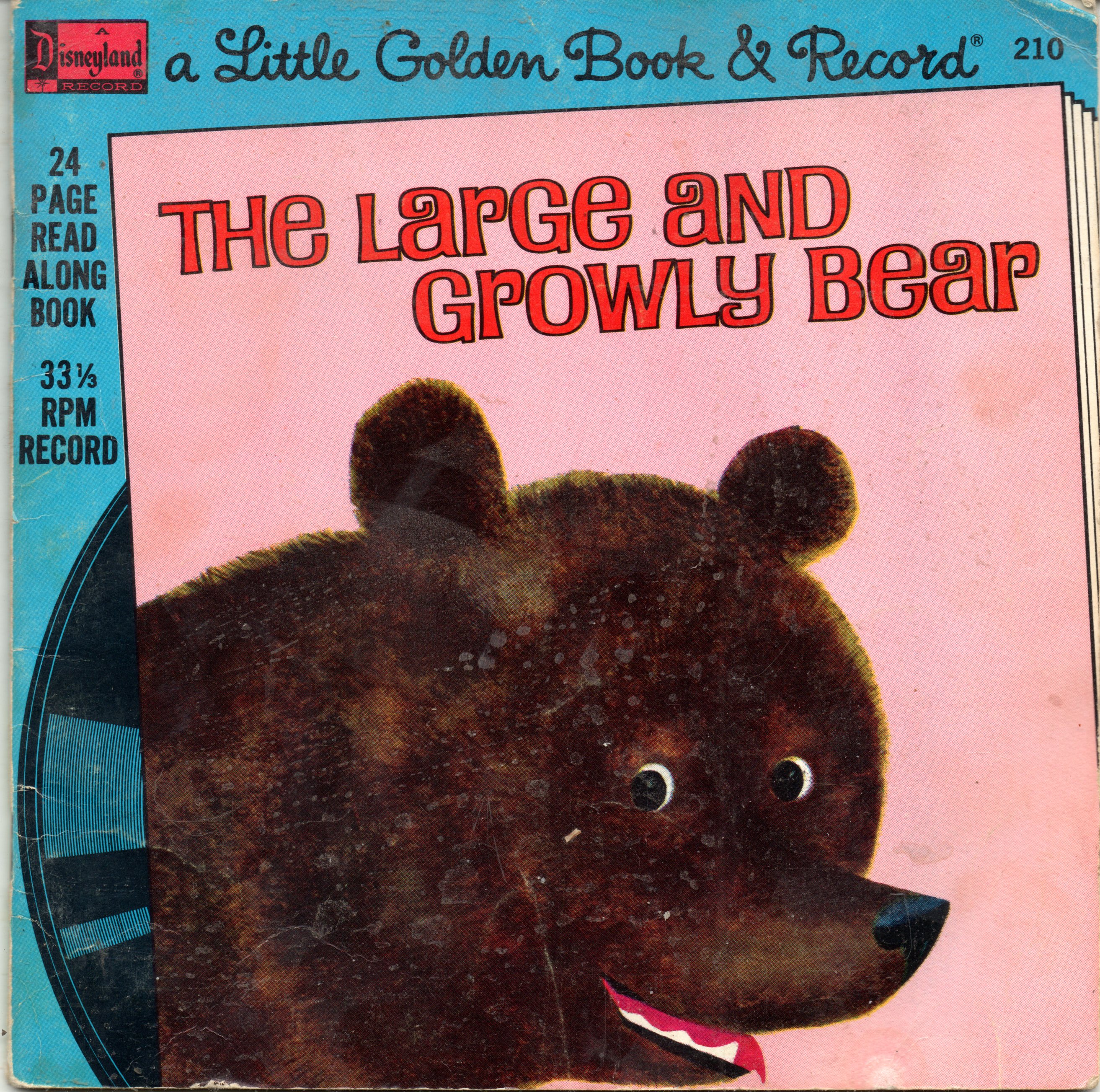 The Large And Growly Bear (Book with Record)