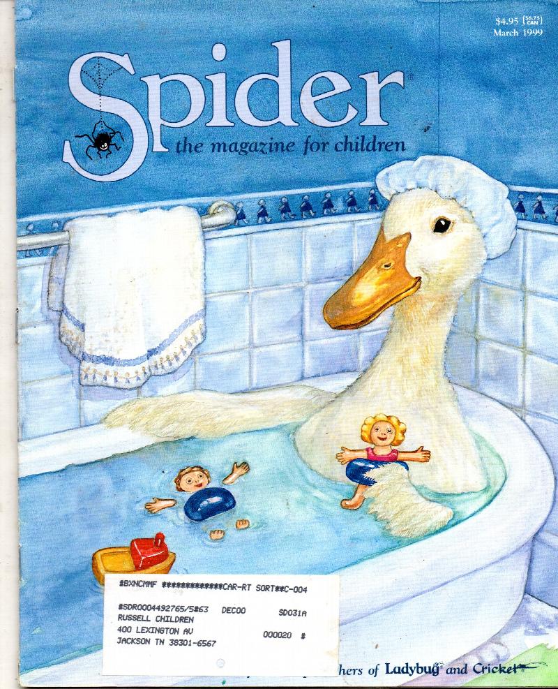 Image for Spider Magazine For Children March 1999