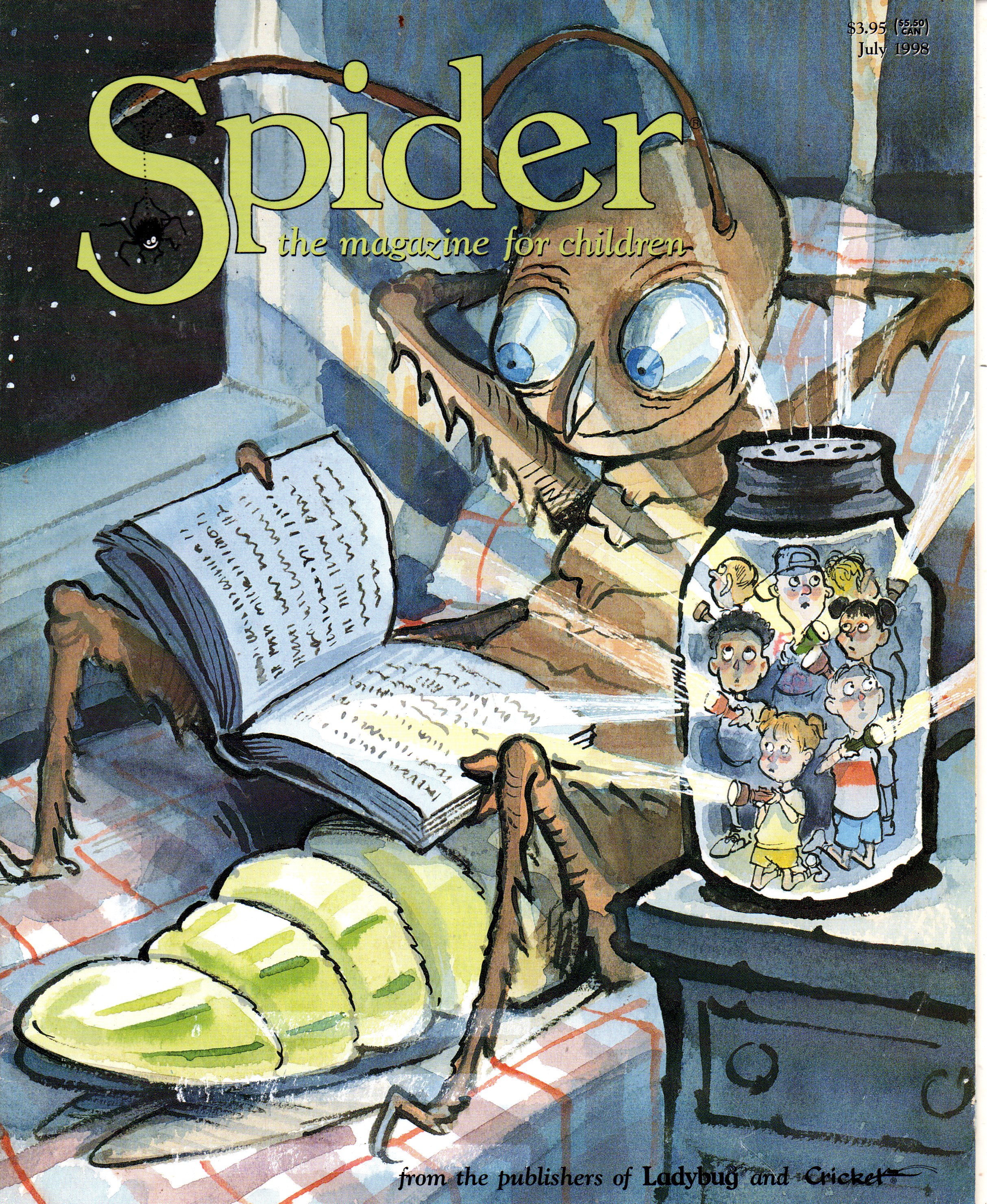 Spider Magazine For Children July 1998