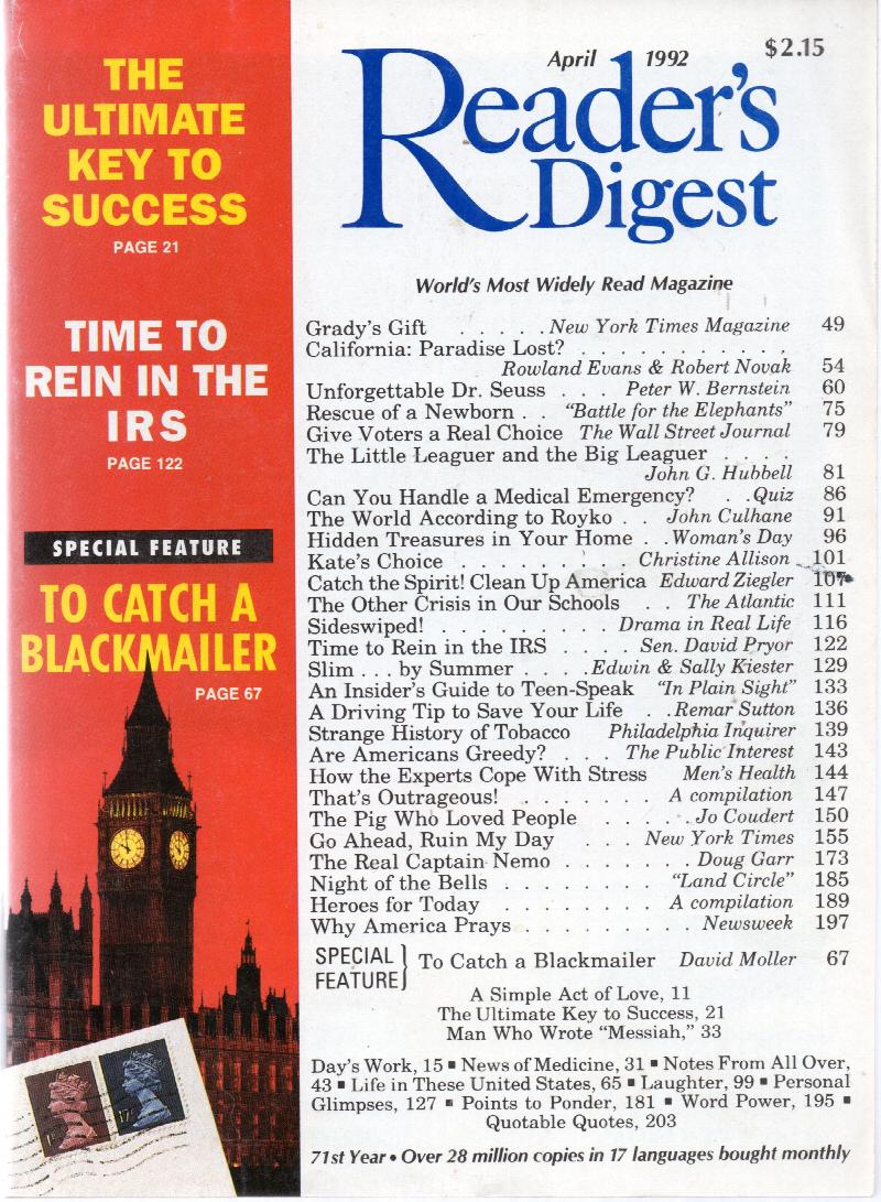 Reader's Digest Magazine June 1974