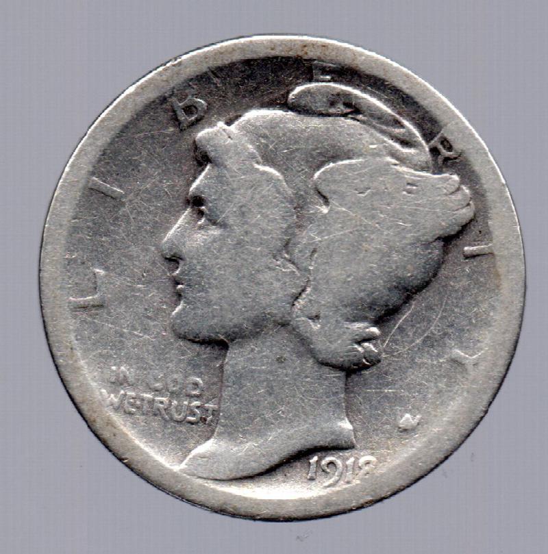 Image for 1918 D Mercury Head Dime