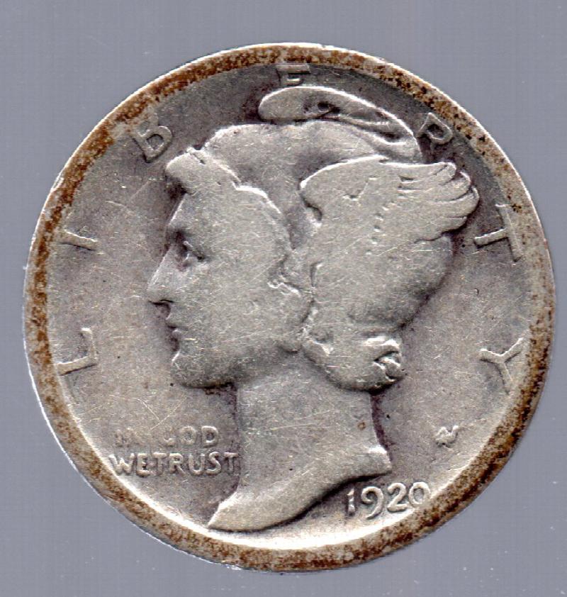 Image for 1920 D Mercury Head Dime