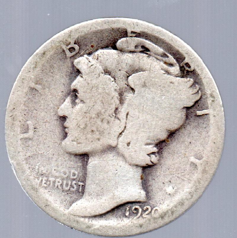 Image for 1920 D Mercury Head Dime