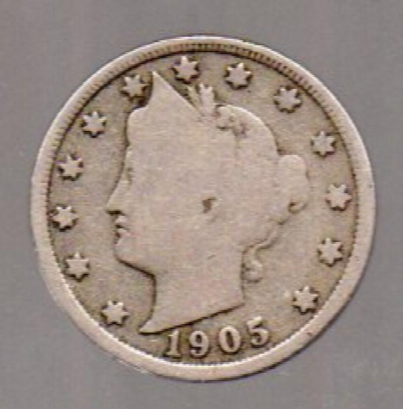 Image for 1905 P Liberty Head Nickel