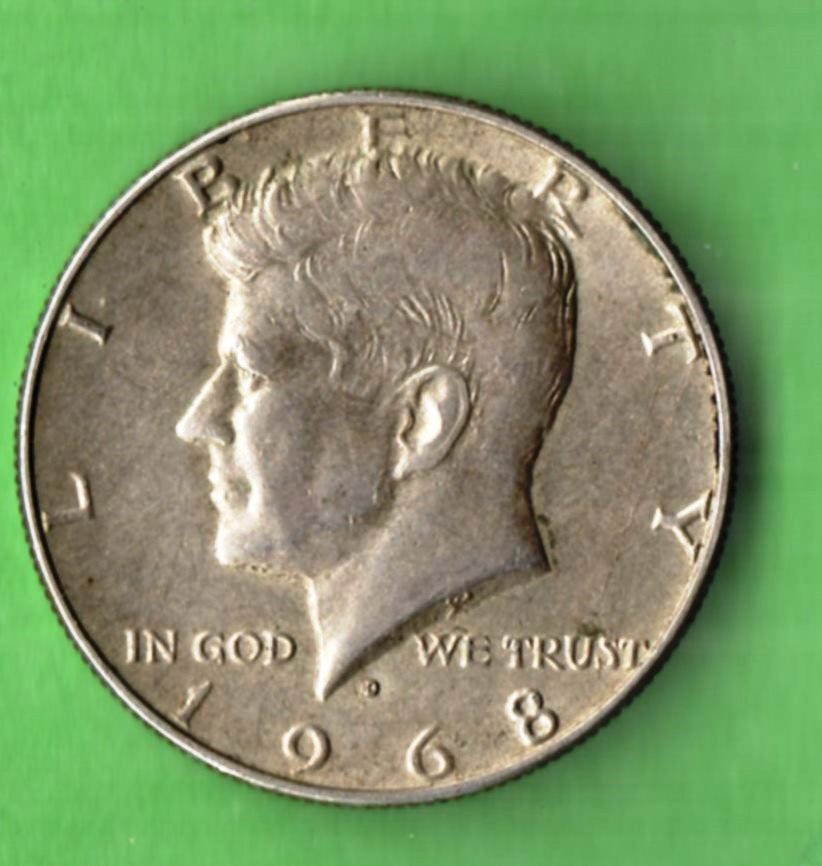 Image for 1968 D Kennedy Half Dollar