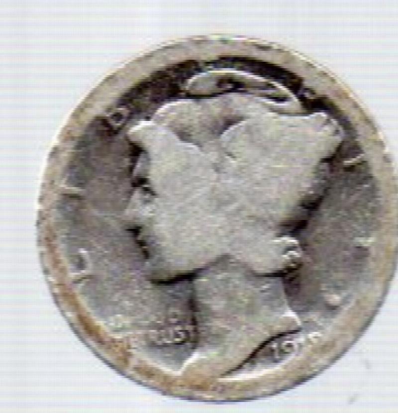Image for 1918 S Mercury Head Dime