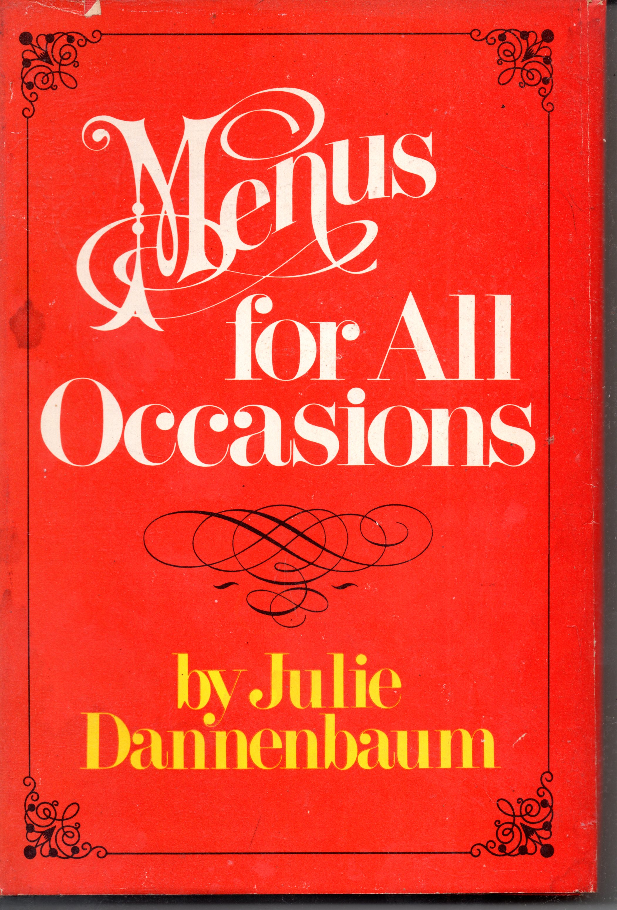 Menus For All Occasions