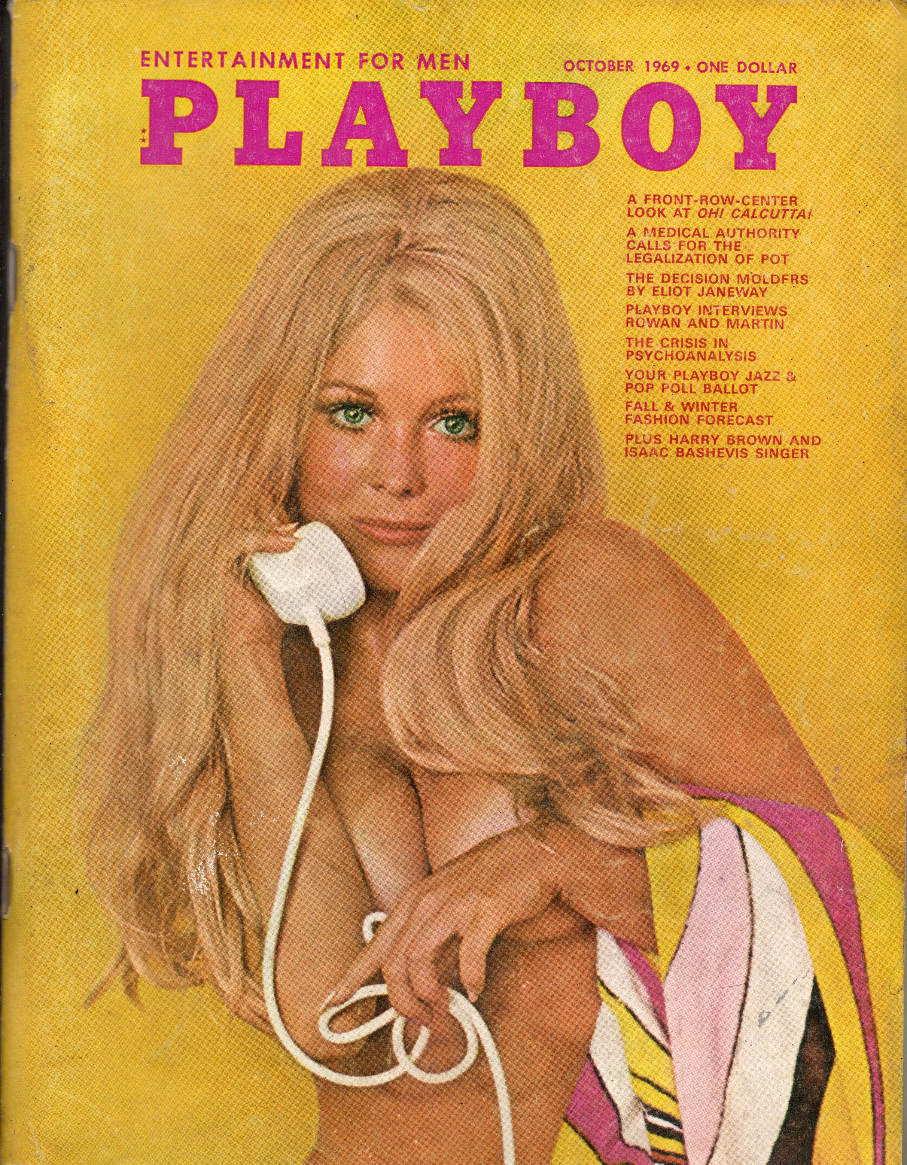 Playboy Magazine October 1969