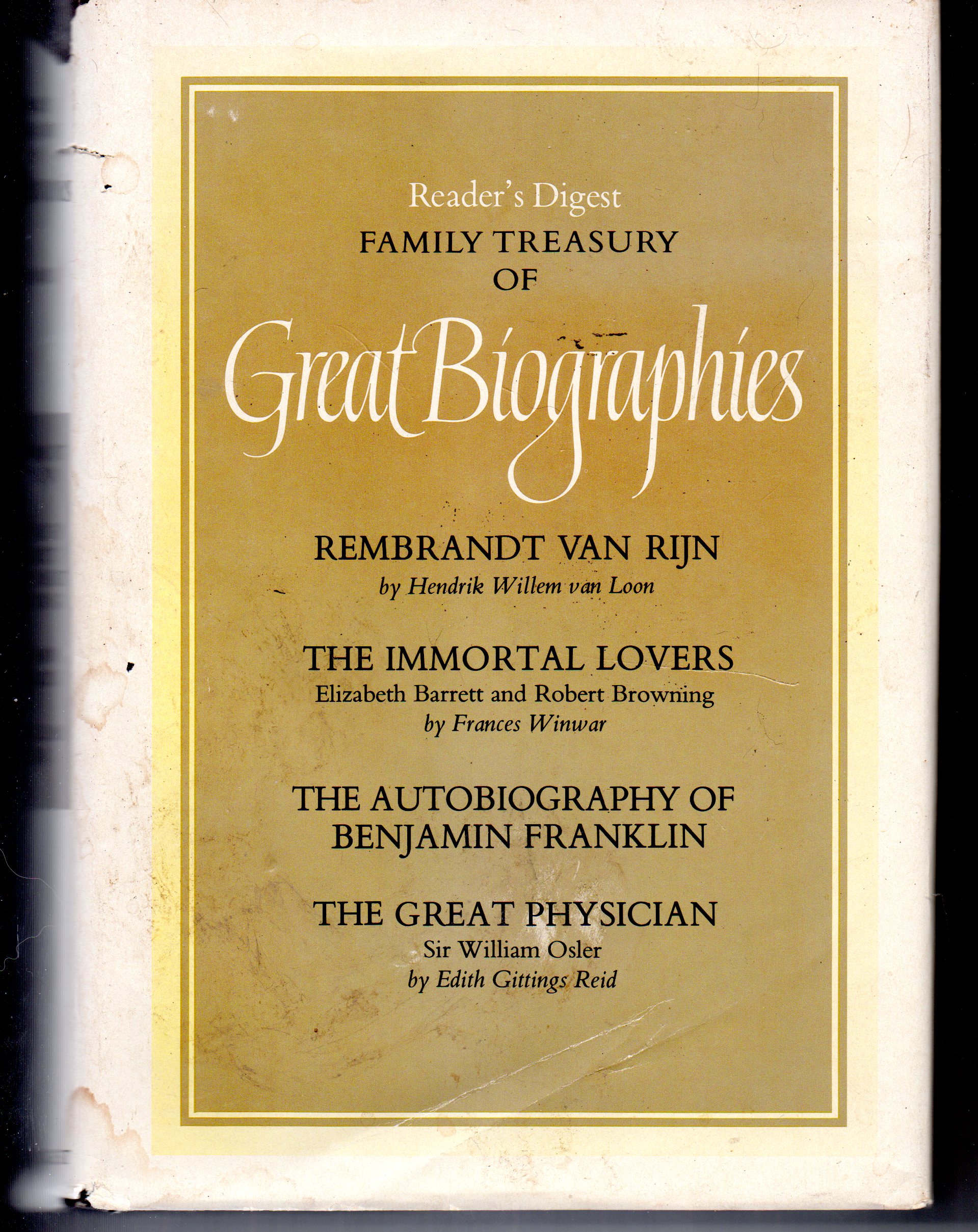 Reader's Digest Family Treasure of Great Biographies (Volume 1)