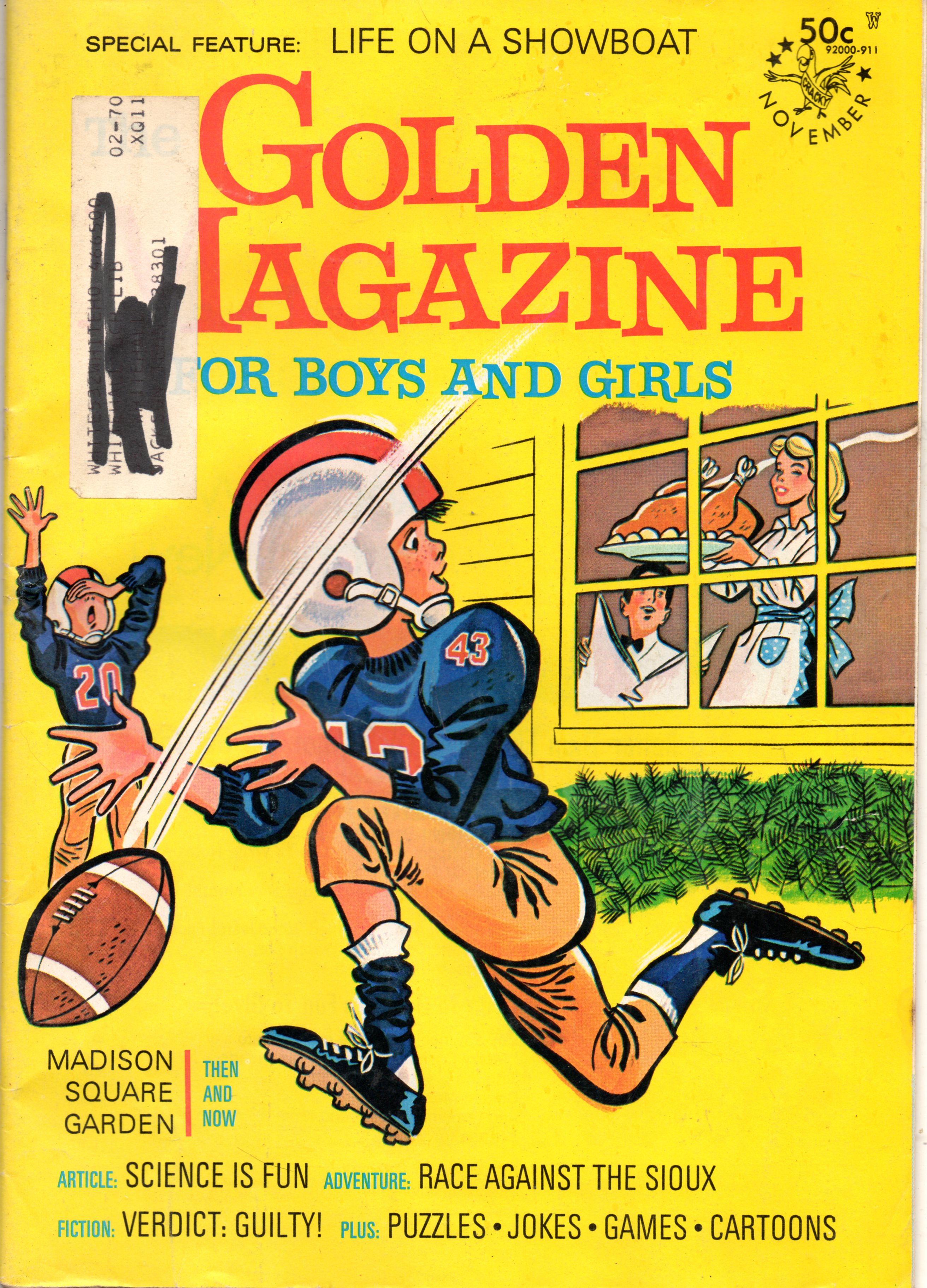 Golden Magazine For Boys And Girls - November 1969