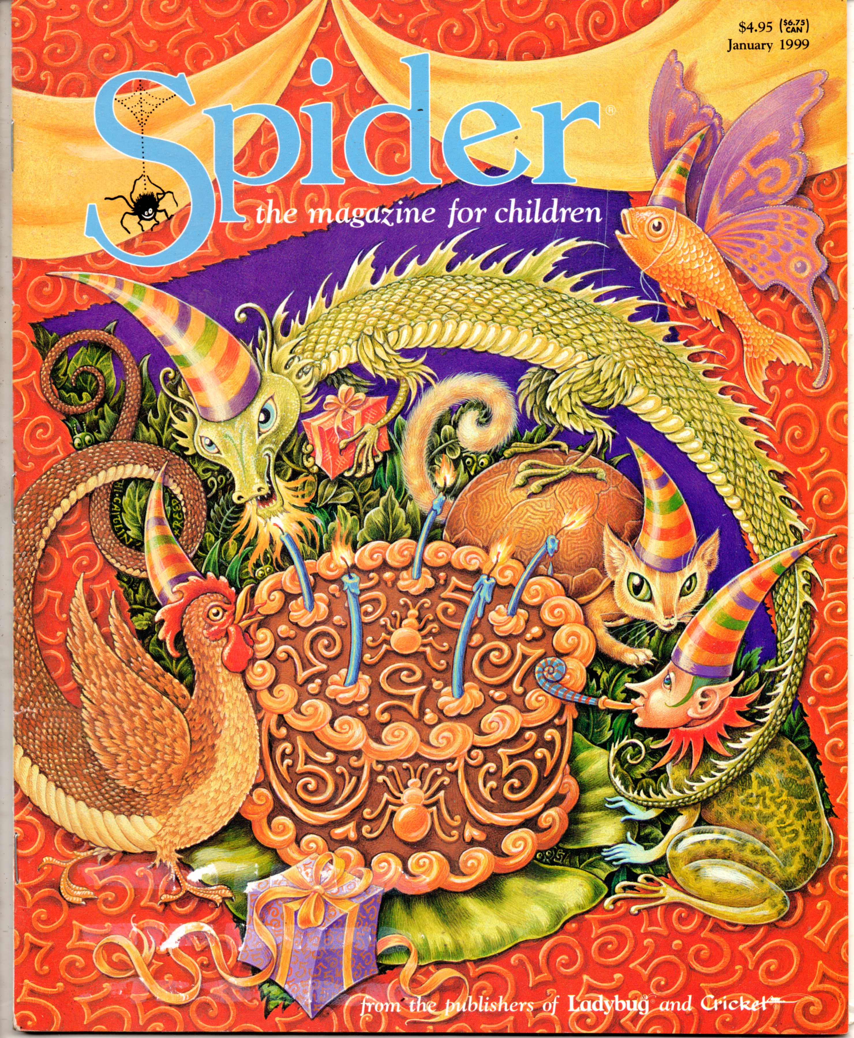 Spider Magazine For Children January 1999